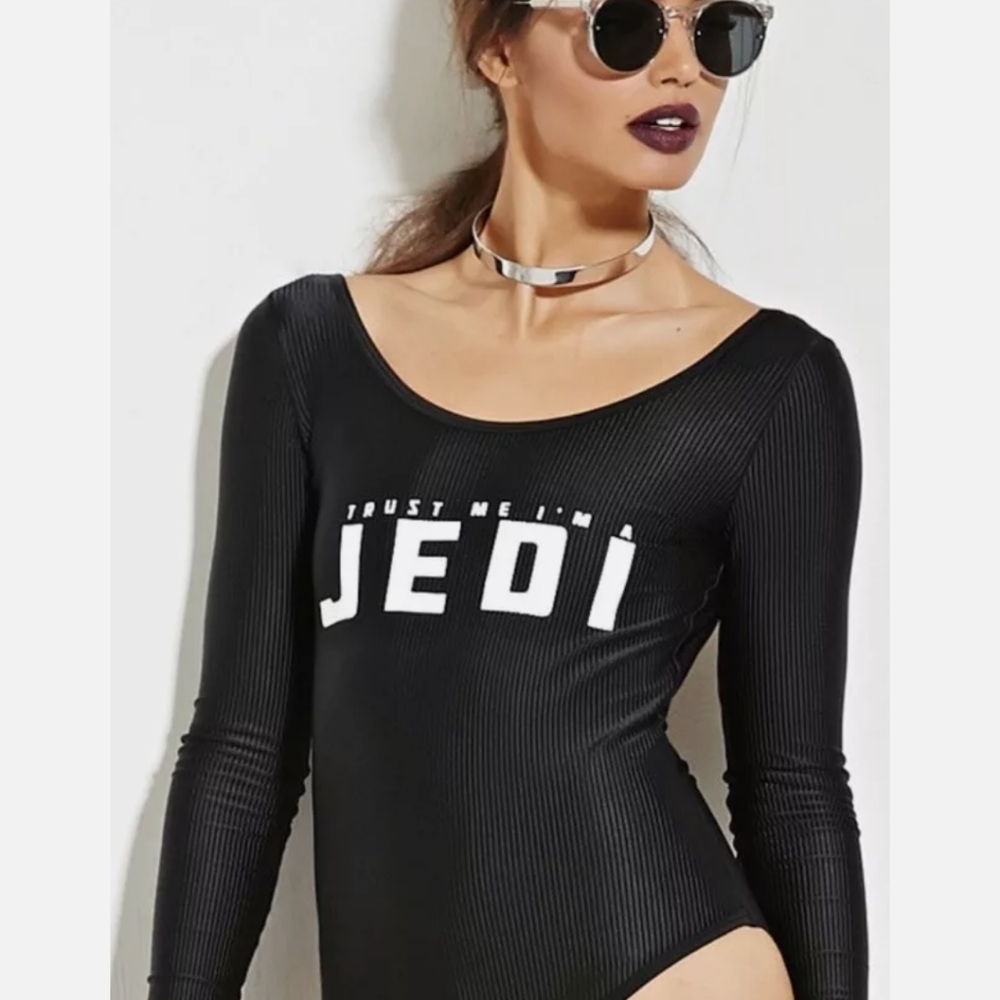 Disney Stars Wars Trust Me I'm a Jedi Rib Bodysuit